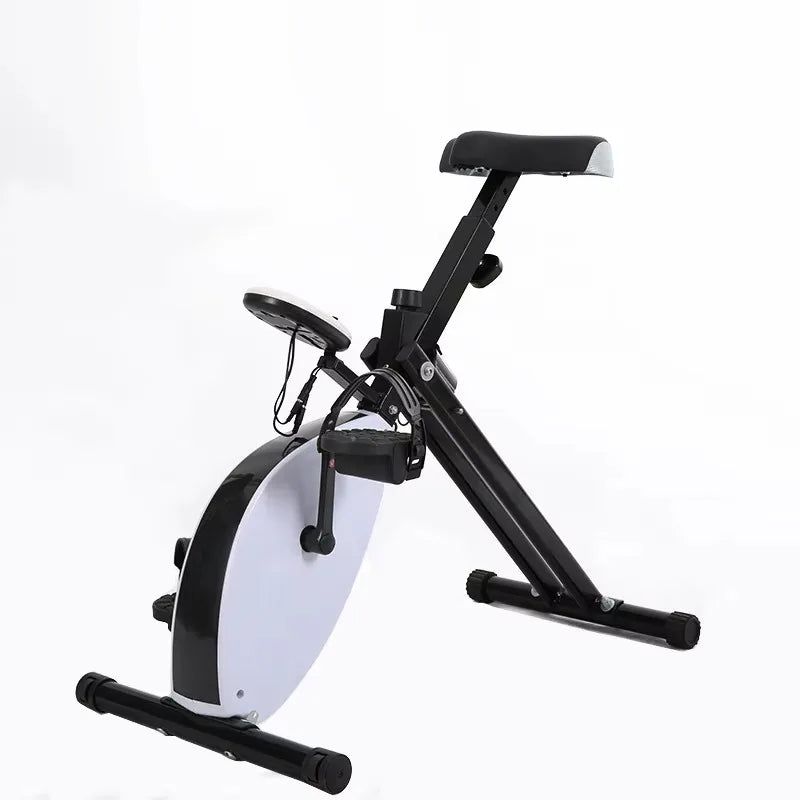 Portable Lightweight Magnetic Control Exercise Bike - New Arrival for Home Gym Use Foldable Design for Leg Training