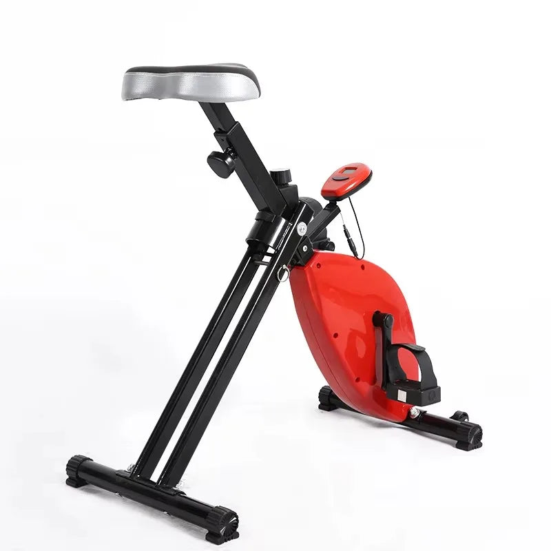 Portable Lightweight Magnetic Control Exercise Bike - New Arrival for Home Gym Use Foldable Design for Leg Training